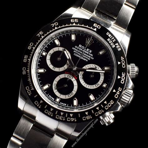 rolex daytona black ceramic for sale|Rolex daytona ceramic black dial.